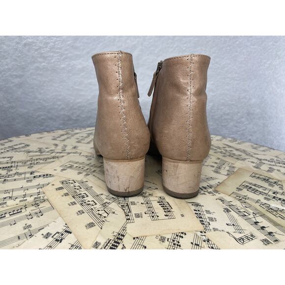 Jigsaw Women's Boho Chic Leather Ankle Boots Size 41 Minimalist Designer Classic - Picture 4 of 7